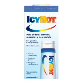 Icy Hot Bálsamo Frio Caliente Para Dolor Artritis, Muscular, Espalda Tubo 85g