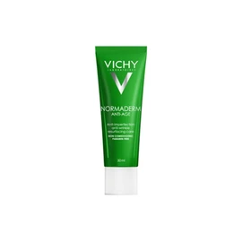 Vichy Anti-Aging Acne Face Cream, Normaderm Anti-Aging Face Moisturizer for Acne-Prone and Oily Skin, with Vitamin C, Salicylic Acid and Glycolic Acid, 50mL