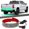 XRIDONSEN 48 inch Truck Green Tailgate Emergency Lights Strip Rear
