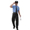 KalcyKizz Adult Police Uniform Costume for men （Lake Blue）