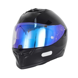 Soman T520 Tinted Visor Replacements, R1 Face Shiled Replacements Compatible with T520 ST1400 R1 UV Protection Windproof (Transparent Revo Blue)