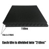 HPKL9999 52 Pack 12 "X 12 "X1 Black/Purple Acoustic Panels