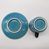 Utsuwa Roan Mino Ware Higashiyama Kiln "Turkish Blue" Coffee Cup