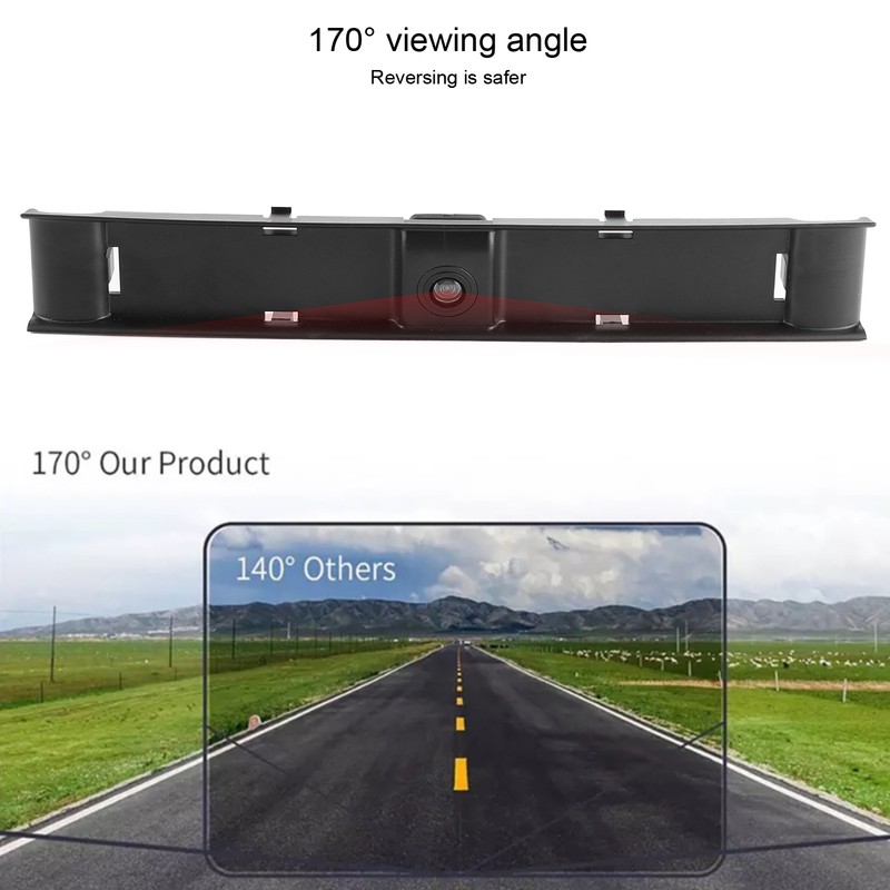 Front View Camera IP67 CCD Car Parking Assistance Camcorder Fits