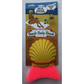 - Beach Sand Brush - The Original Beach Body Brush - Yellow/Pink