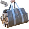 GALAFIRE Wood Carrier for Firewood with Handles, Foldable 16oz Canvas