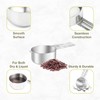 BERYLER 1PCS 1/3Cup (80ml, 2.6oz) Single Measuring Cup, Etched Inner