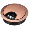 YOKIVE Zinc Alloy Wire Hole Cap Hole Cap Desk Wire