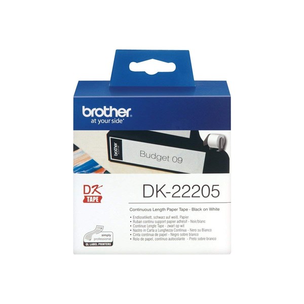 Brother DK22205 DK Label (62mm x 30m)