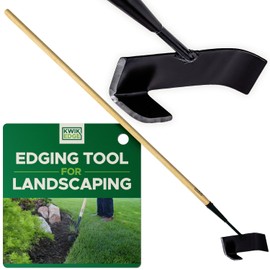 Lawn Edger for Landscaping - Manual Edgers, Edging Shovel for Precise Clean Borders, Manual Edger Lawn Tool, Long Handle Garden Edgers for Landscaping, Flower Beds & Pathways - KWIK EDGE Tool