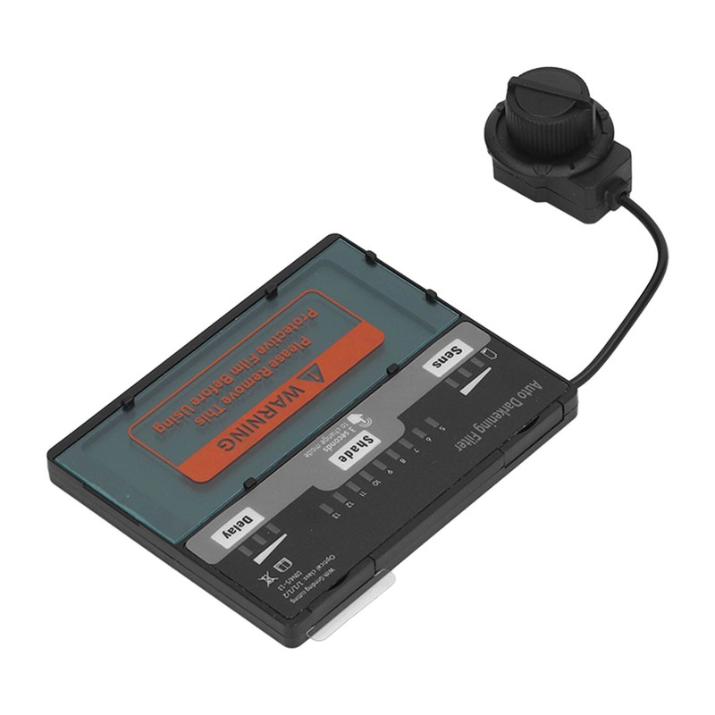 Auto Darkening Filter Welding Cover Adjustable Solar Helmet Lens Big