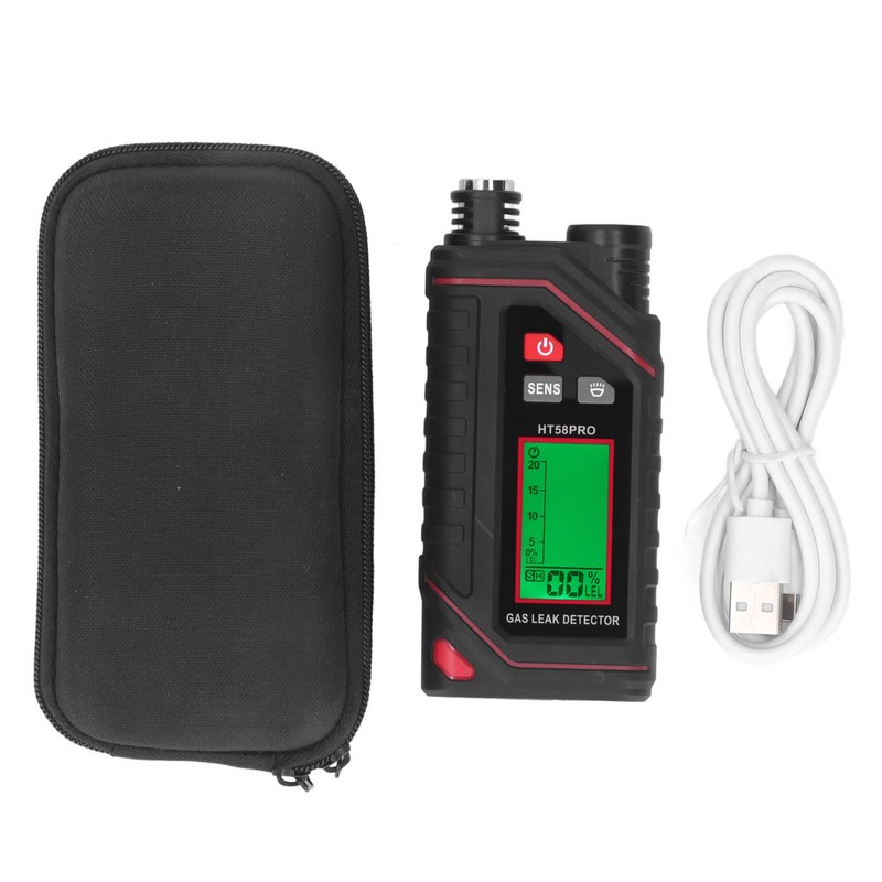 Gas Leak Detector Combustible Gas Alarm Multifunctional Handheld Gas Tester
