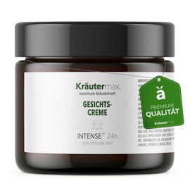Kräutermax Intense Gesichtscreme - Intensive Pflege für sehr trockene Haut - 24 Stunden Tagescreme und Nachtcreme 1 x 100 ml