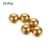 sourcing map 10pcs Precision Solid Brass Bearing Balls 5/8" Industrial