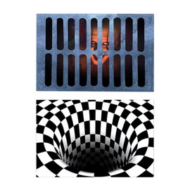 2 Pieces Of Three-Dimensional Floor Mats, Bathroom Rugs, Room Rugs, Fun Rugs, Interior Decoration Rugs