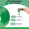 Auxdee Pallet Packaging Banding Strapping Kit with Heavy Duty Strapping