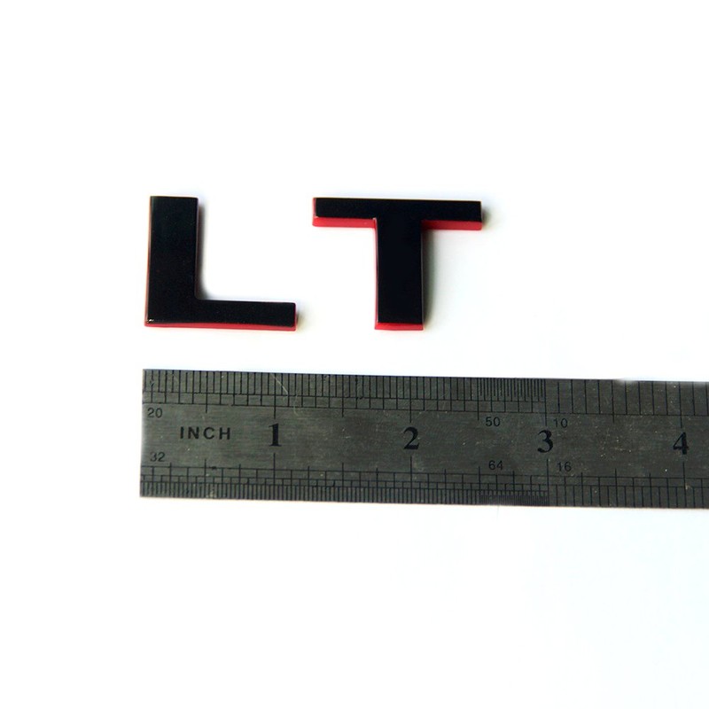 Yoaoo 2pack OEM Nameplate with LT Emblem 3D Badge Replacement