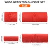 4 Pieces Wood Graining Tool Wood Grain Paint Tool Wood