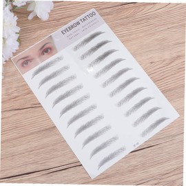 Minkissy Full and Realistic Eyebrow Stickers Temporary Brow Tint Easy Application for Grooming Brow Pen