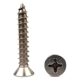 Phillips Flat Head Sheet Metal Screws 18-8 Stainless Steel - #10 x 2 Qty-1,000