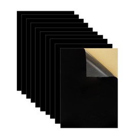 10 PCS Sticky Felt Sheets, Self Adhesive Felt Sheet, 8.3" x 11.8" Self Adhesive Felts, for Handicrafts, Drawer and Jewelry Box Liner (Black)