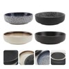 Cabilock Set of 4 Japanese Ceramic Plates, Sushi Plates, Anti