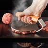 Kockums Jernverk Smash Burger Press with Leather Handle - Smashburger