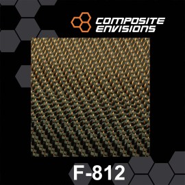 Reflections Copper Reflections Carbon Fiber Fabric 2x2 Twill 3k 5.9oz/200gsm-S