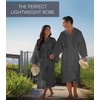 Waffle Robe for Women by BOCA TERRY, Soft Cotton Spa