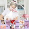Professional Facial Steamer, 2In1 Face Steamer on Wheels for Facial
