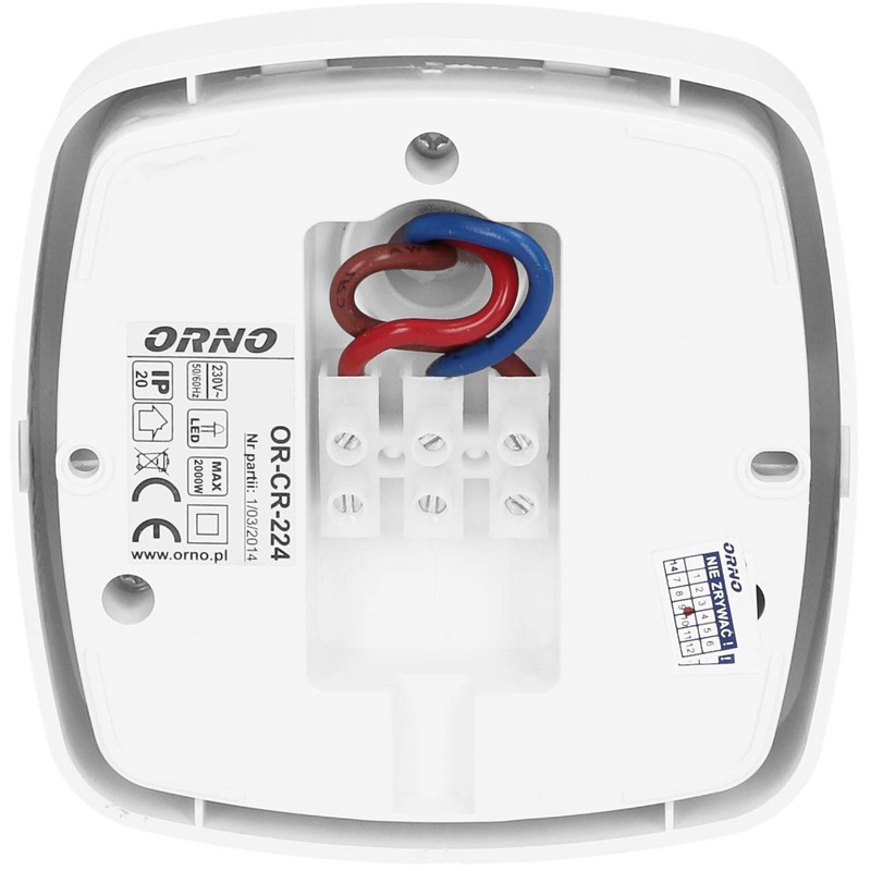 ORNO OR-CR-224 Motion Sensor with 3 Sensors and Presence Detector