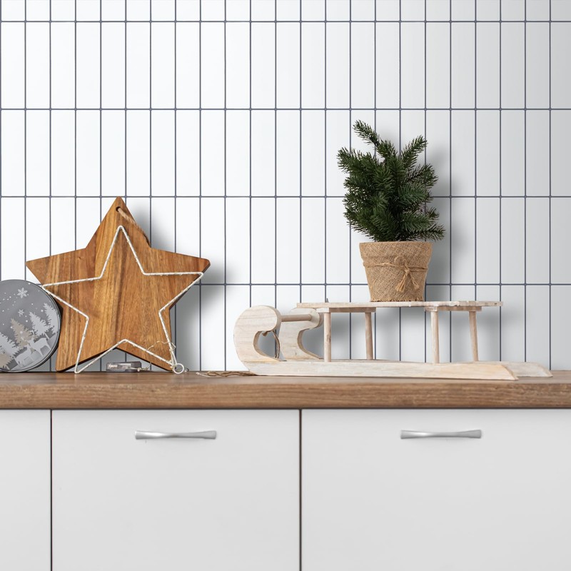 Peel and Stick Backsplash Tiles, 12" × 12" Self Adhesive