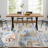 Abstract Living Room Rug 6x9 - Modern Washable Soft Thin