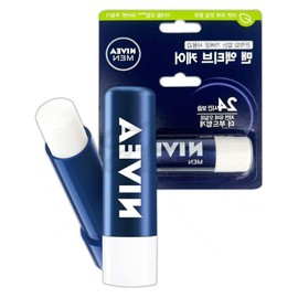 Men's Lip Balm 24 Hour Moisturizing Natural Oil Lip Care Men Active / 남성 립밤 24시간 보습 자연유래 오일 립케어 맨 액티브
