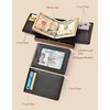 Slim Wallet with Money Clip RFID Blocking Minimalist Bifold Wallet