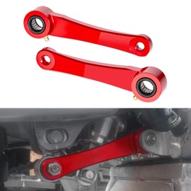 3D CNC Rear Suspension Lowering Link Accessories Compatible with CRF450RL CRF450L 19-22 CRF250R CRF250RX 18-22 CRF450R CRF450RX 17-22 Dirt Bike Rear Drop Links (Red)