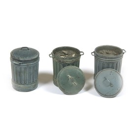 Vallejo SC212 1/35 Wheelie Bins Set of 3 Model Kit Various