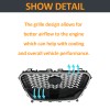 YLT Auto For 2016-2017 Hyundai Sonata Hybrid Front Upper Grille