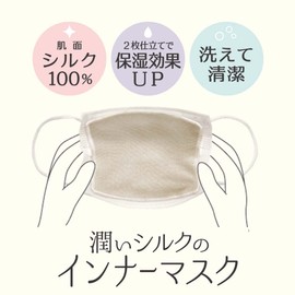 Alphax Moisturizing Silk Inner Mask, Protects Against Rough Skin, Pack of 1