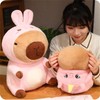 champracer Capybara Cuddly Toy, Cute Transforming Capybara Plush Toy, Capybara