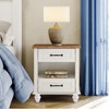 Michanco 3 Inch White Furniture Legs Bun Feet Set of