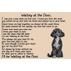 Black Poodle Dog Memorial pet loss Fridge Magnet Gift -