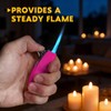 2 Pack Torch Lighter Butane Lighter,Refillable Mini Lighter for Candles