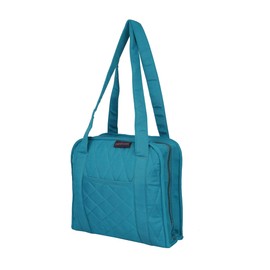 Yazzii Oval Craft Organizer Bag - Portable Organizer - Arts & Crafts Storage Bag Organizer - Multipurpose Storage Organizer for Quilting, Needlework, Knitting, Sewing, Applique & Jewelry