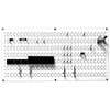 Wall Control Modular Pegboard Tool Organizer System - Wall-Mounted Metal