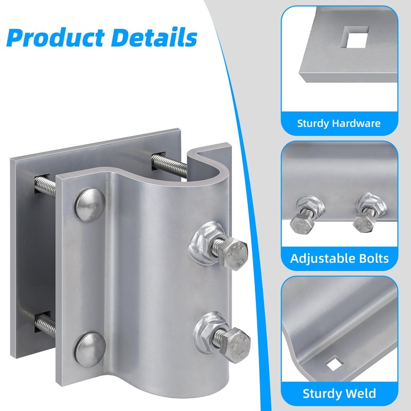 Dock Brackets Hardware,Dock Post Hardware,Stationary Dock Side Leg Pipe Holder