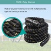 INTSUPERMAI Battle Rope 50 Feet Fitness Gym Power Training Battle