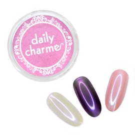 Daily Charme Stardust Chrome Powder (Amethyst) 1g, Iridescent Nail Chrome Powder, Holographic Effect Chrome Powder Pigment for Nails, Vibrant Home DIY/Nail Salon Manicure