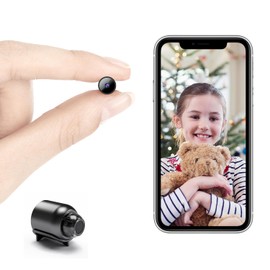 2023New Smallest Wireless WiFi Camera,HD1080P Spy Camera,Smart Home Camera,Portable Baby Monitor Camera,Pet Camera with Night Vision,Motion Detection,Cloud Storage for Security with iOS Android APP