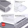 Copco Over the Sink Colander and Fridge Storage Bin with